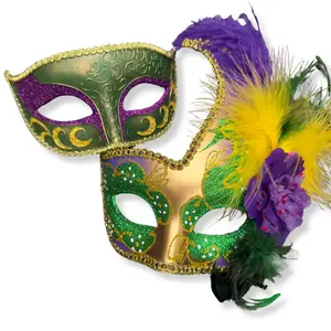 Mardi Gras Masquerade Couples Masks