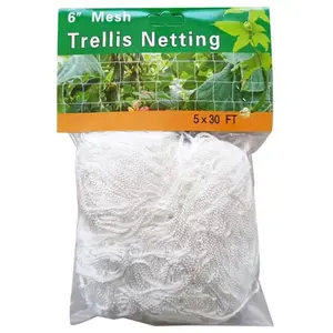 Horticultural Net Plant Climbing Support Netting Heavy-Duty Multi Use Grow Tent Fence Garden Elastic Scrog Trellis Net