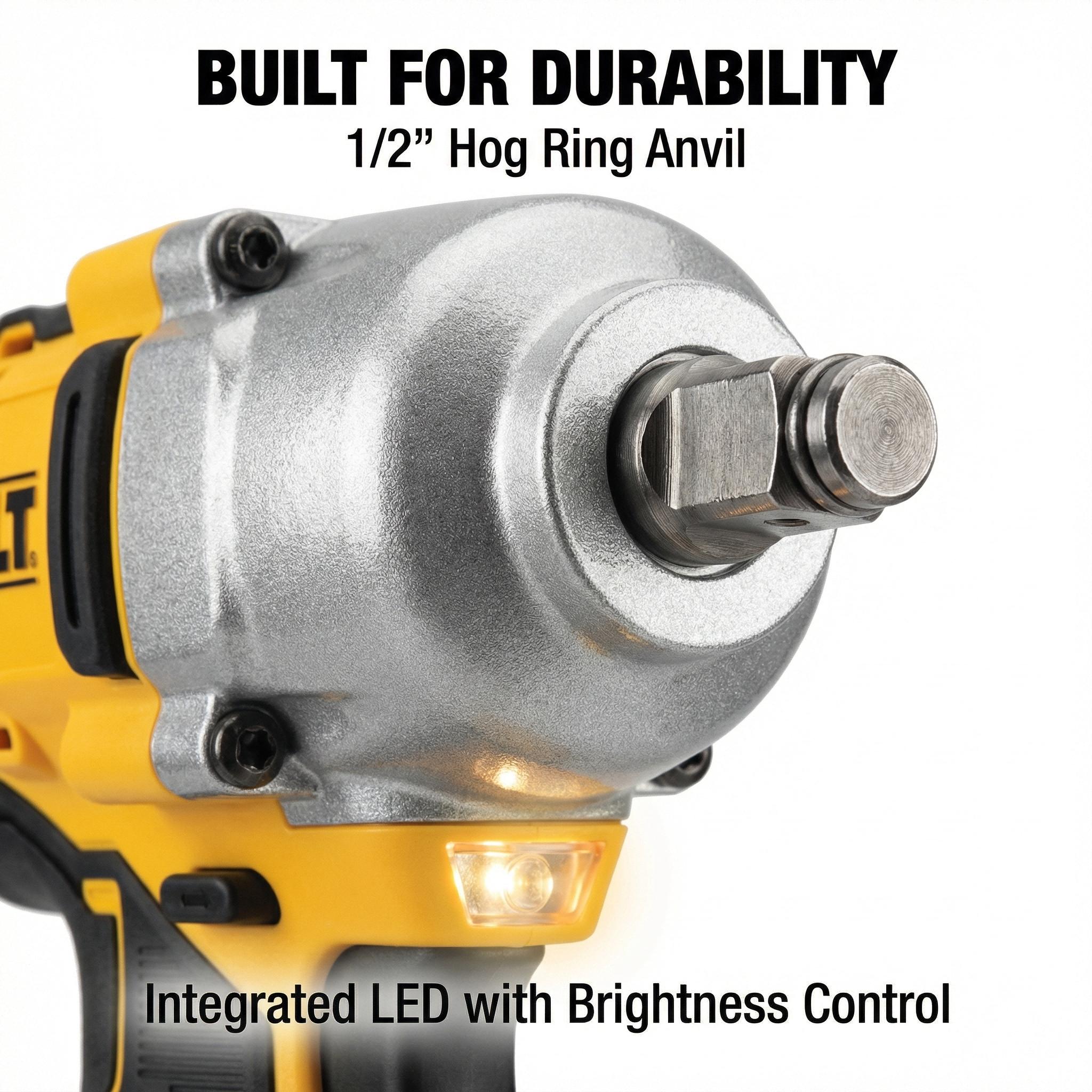 DCF900 20V MAX XR High Torque Impact Wrench | 1/2" Hog Ring Anvil | 1400 ft-lbs Breakaway / 1030 ft-lbs Fastening | Bare Tool or 5.0Ah Kit | Fits TSTAK Case fire blower   Moving essentials kit friction ring utility cart