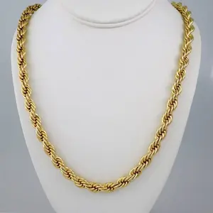 Chains/ Padlocks/ 14K Real Color/ Plain/ 10mm/ Twisted