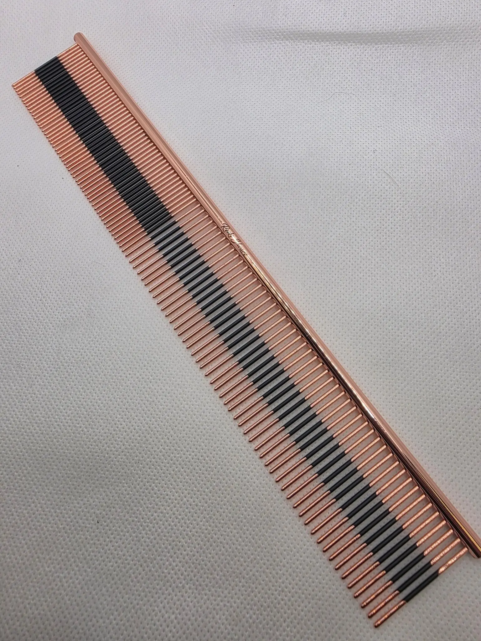 Reiki Shears - Large Copper Black Line Comb