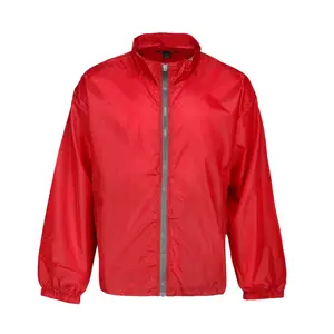 River's End Mens Lightweight Jacket Casual Outerwear Athletic - Red