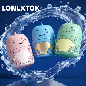 3-Pack Dinosaur Solid Toilet Cleaner, Scented Household Clean Solution with Fruity & Floral Fragrances (Ocean, Jasmine, Peach), Plant-Based Oils, Hands-Free Automatic Tank Use, Long-Lasting Freshness, Mother's Day Gift for Busy Moms