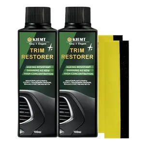 KIEMT Plastic Trim Restorer for  Shiny  Stuff As  Care Kit Faded Plastic Restore