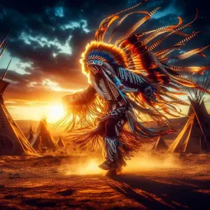 5D DIY Full Diamond Round Diamond Painting - Diamond Art Painting Kit Indian Dancer Mosaic, Canvas - DIY Decorative Painting, Home Wall Decor, Suitable for Halloween and Christmas, Birthday and Anniversary Gifts, Handicraft, Diamond Painting Kits