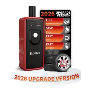 [GM only] Ford TPMS Relearn Tool, FIRSTOOL EL-50449 TPMS Reset Tool, Tire Sensor Programmer Tire Pressure Sensor Reset for Ford Lincoln Mercury, TPMS Programming Tool Compatible with F150 F250 Flex etc