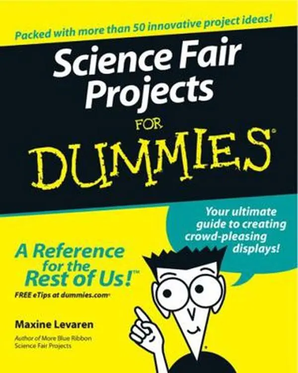 USED Book - Science Fair Projects for Dummies by Levaren, Maxine (Paperback) - english