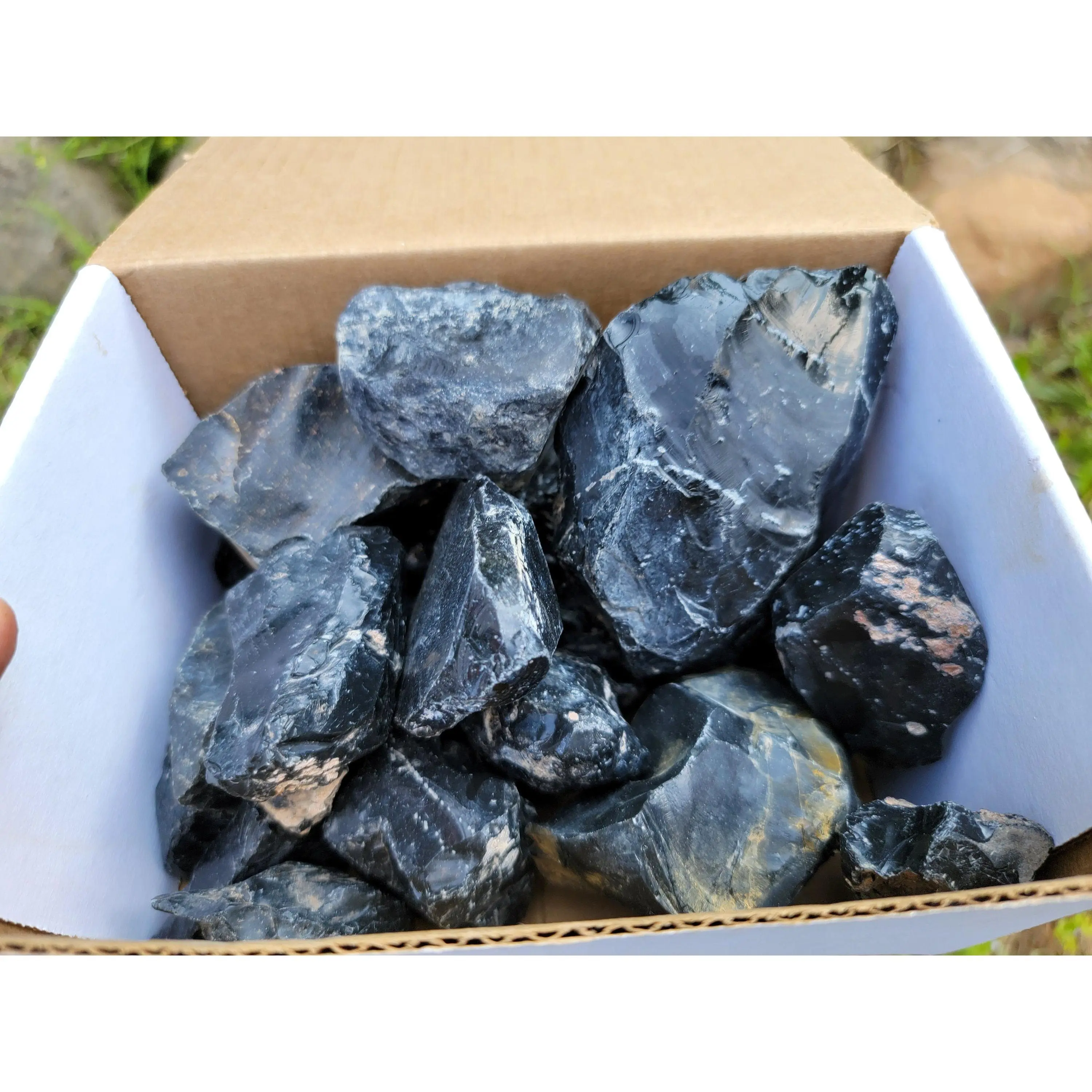 1-20lbs Raw Obsidian Crystal Stone || Choose your weight obsidian
