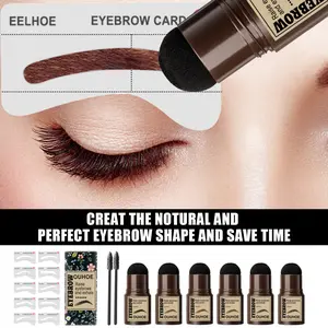 OUHOE Stamp Eyebrow Powder Stick – Waterproof, Non-Smudge Eyebrow Powder – Hairline Shadow for Perfect Shape & Contouring – Long-Lasting, Easy Application