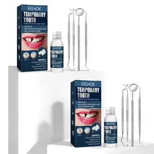 Halloween Tooth Decorations Tooth Repair Kit,Temporary Tooth Repair Gel 30ml, Moldable Resin for Movie Makeup & Cosplay, Easy DIY Filling for Tooth Gaps, Missing Teeth & Cosmetic Fixes Oral