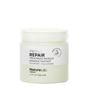 Perfect Repair Treatment Masque: Heat and Color Protection, In Shower Hair Mask Treatment to Strengthen and Repair Dull, Damaged, Brittle Hair For All Hair Types and Textures, Restore Curl Pattern and Prevents Breakage