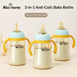 Baby Bottles & Sippy Cups for 0-12 Months+ – PP Nursing Bottles, Spout Cups & Training Cups for Infants and Toddlers