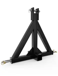 3 Point Trailer Hitch with 2" Receiver for Category 1, 3 Pt Tractor, Heavy Duty Quick Hitch Drawbar Adapter with Kubota, NorTrac, Yanmar, Kioti