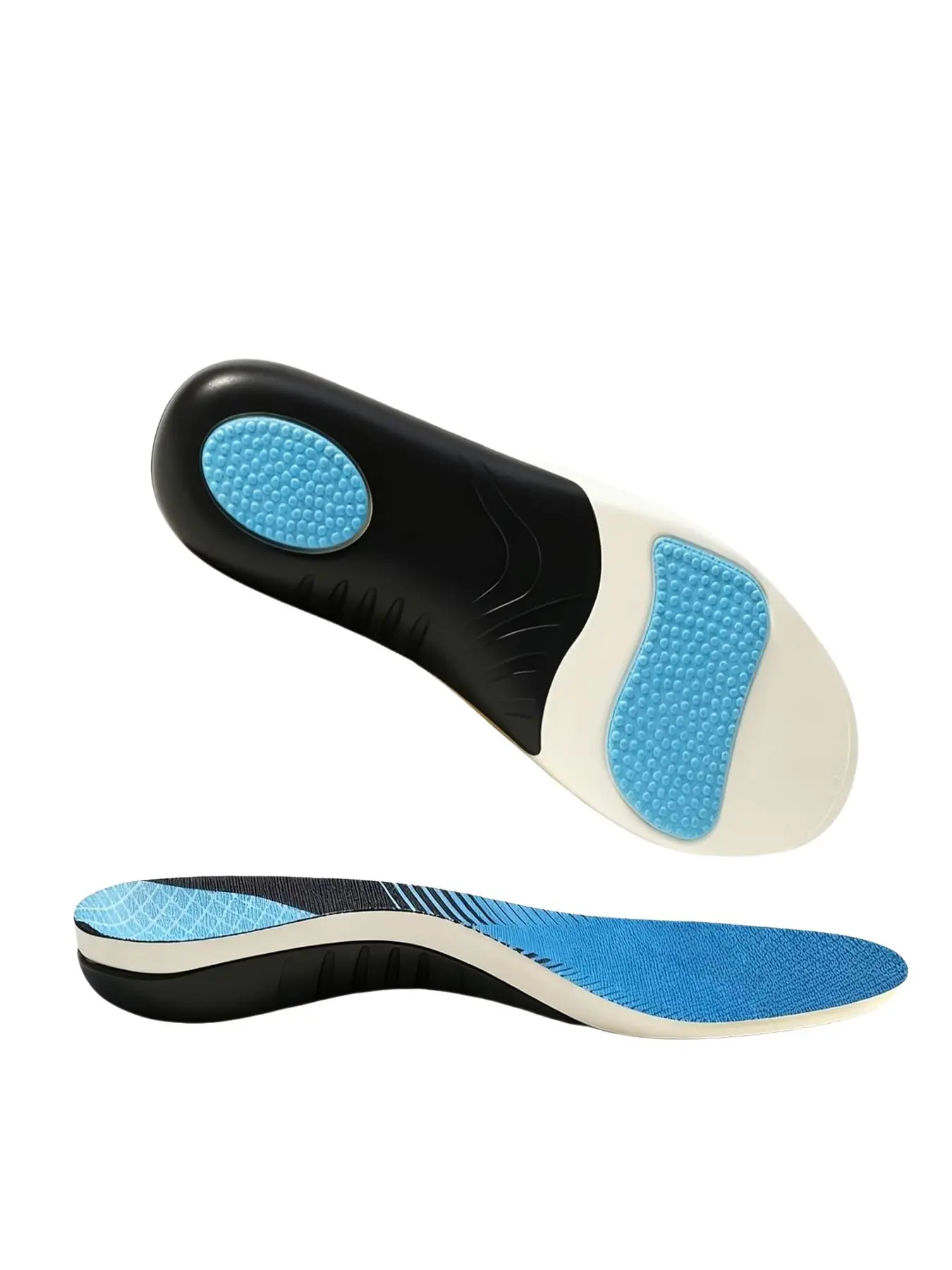 Orthotic Insoles, Extra Large, over 200 Lbs, Wide Fit, Shock Absorption, Arch Support, Pressure Distribution, Custom Fit, Work Boots