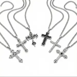 Cross Necklace Trendy Street Style Daily Fashion Jewelry Gift!.Men’s Accessories
