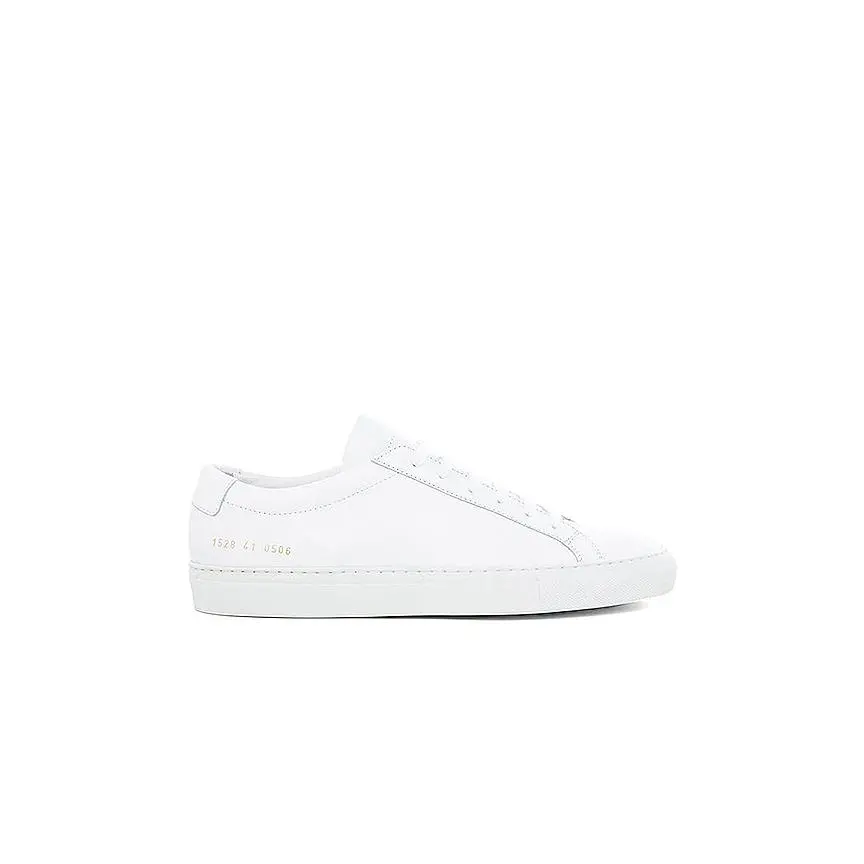 Common Projects Original Leather Achilles Low in White
