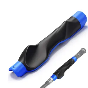 Golf Grip Trainer – Right-Hand Swing Trainer & Practice Grip Corrector for Proper Hand Position, Muscle Memory & Consistent Swings – Non-Slip, Easy Install, Fits Most Clubs – Great Golf Gift for Men & Dads