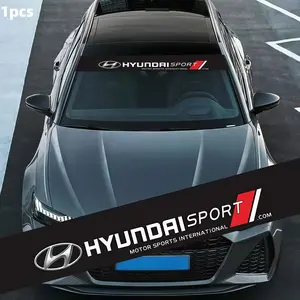 1 Pcs Car Front Windshield Sticker, Customizable Decal for Modern Vehicles, Automotive Exterior Decoration, Easy to Apply