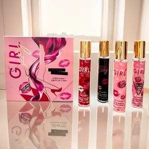 MYSTICAL Women'S Fragrance Gift Set, Lasting Fragrance Fresh, Unisex, Portable Travel Set, Lasting Fragrance, Mother'S Day, Valentine'S Day, Birthday Gift Recommendation, Perfume For Daily Life, Dating And Gifting, Four Different Fragrances