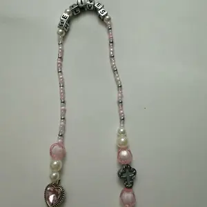 Handmade Beaded Tassel Bookmark Faith Based Design with Heart and Cross Charms for Religious Gifts
