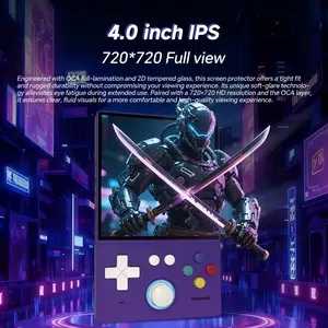 Mini40 Retro Handheld Game Console, 4.0-Inch IPS HD Screen, 1024x768 Resolution, Dual Joysticks, Open Source Linux System, Portable Design