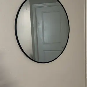Round Wall Mirror Circle Mirror for Bathroom Bedroom Vanity Aluminium Decor Waterproof Frame Acrylic Mirror