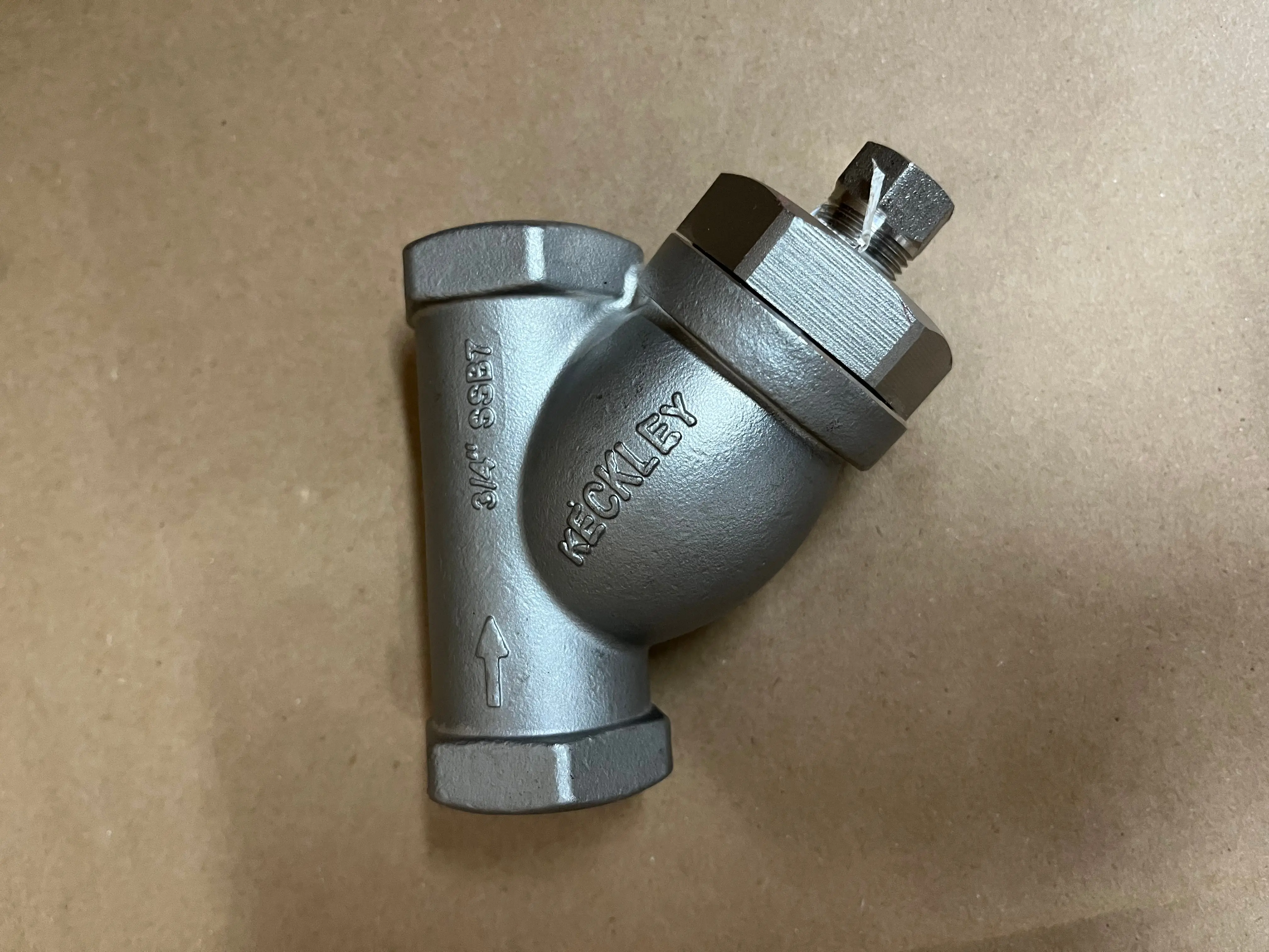 3/4" KECKLEY STYLE SSB7 CLASS 600 SOCKET WELD 316 STAINLESS STEEL Y-STRAINER