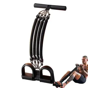 Home Fitness Pedal Tensioner for Men Back Abdomen Muscle Training Multifunctional Pull Device Core Workout Equipment Core Exercise Equipment Abdominal Roller Wheel Ab Crunch Trainer