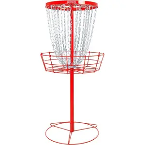Axiom Disc Golf Basket Light Catcher Target Red
