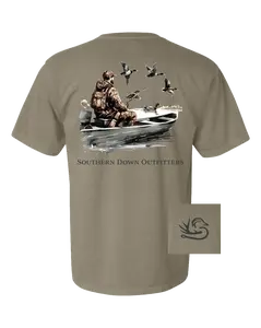 SOUTHERN DOWN OUTFITTERS Duck Boat Short Sleeve Cotton Tshirt