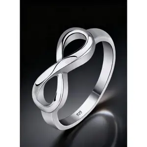 925 Sterling Silver Infinity Knot Ring | Eternal Love Gift for Her