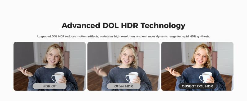 OBSBOT Tiny SE 1080P Webcam 100 FPS with AI Tracking, 1/2.8" Sensor, Gesture Control, Dual ISO, DOL HDR, Web Camera for Desktop and Laptop Use