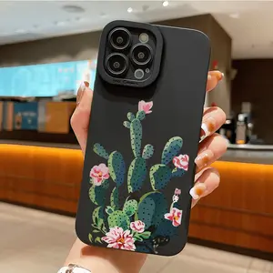 Stylish 'Cactus' Design Phone Case for iPhone 16/15/14Pro/13/12/11/Plus/Pro/Max/Mini for men and women