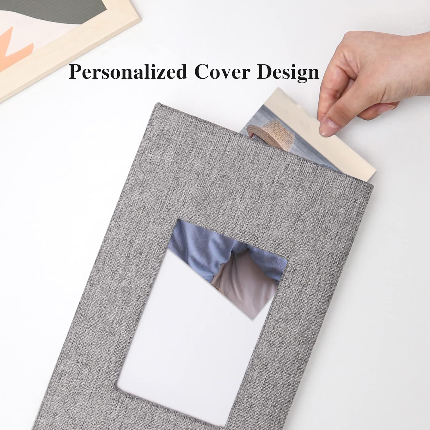 Vienrose Photo Album 4x6 with 300 Pockets Fabric Linen Cover Photo Book Slip-in Picture Albums for Baby Wedding Family Grey Vienrose Photo Album 4x6 with 300 Pockets Fabric Linen Cover Photo Book Slip-in Picture Albums for Baby Wedding Family Grey