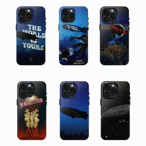 S-Scarface The World Is Yours Phone Case, Tempered Glass Protective Cover, Vintage Movie Quote Case Suitable for iPhone 17-11 Pro Max/Plus and  Samsung Galaxy S23-25