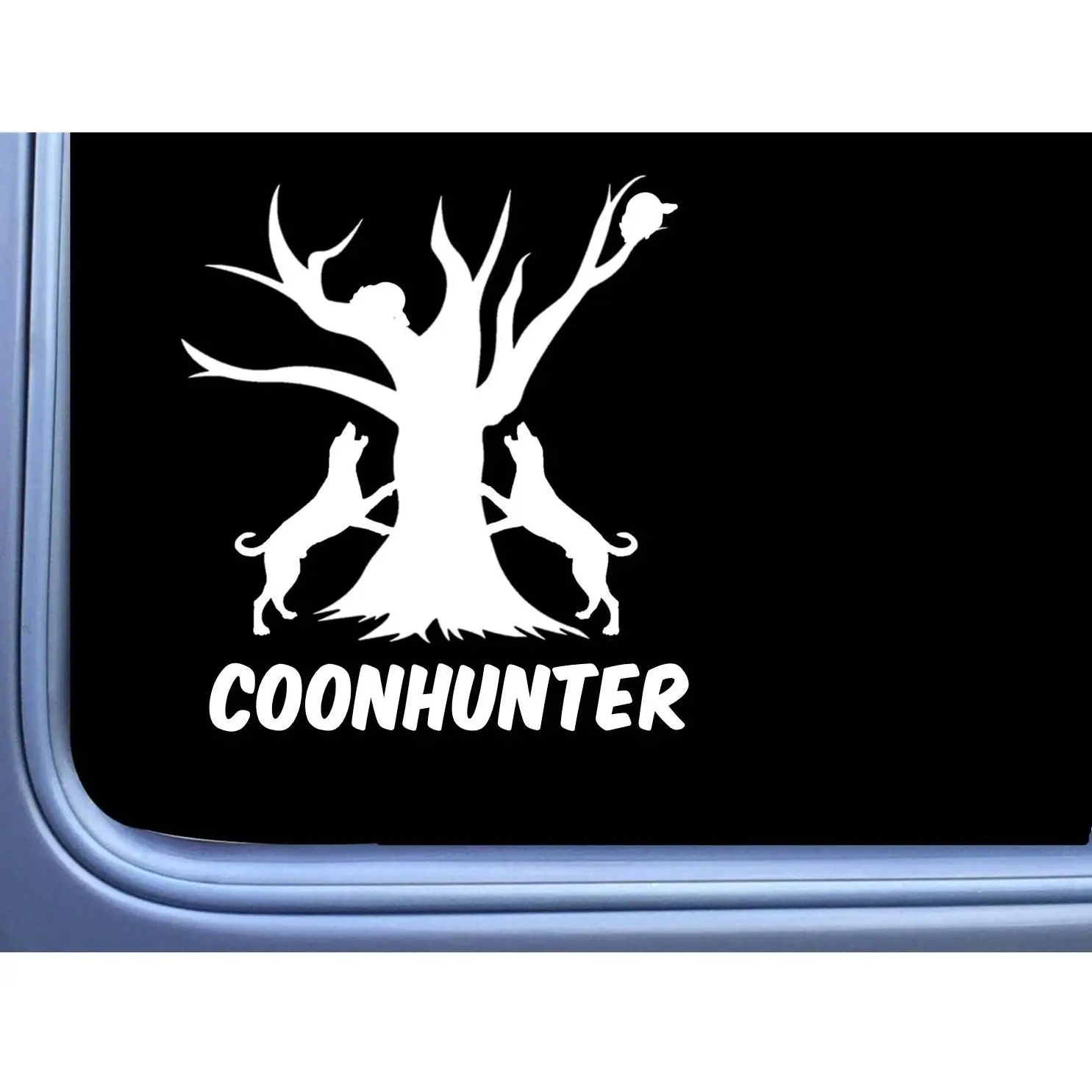 Coonhunter Sticker 6" Coonhound Decal OS 111 vinyl coonhunting