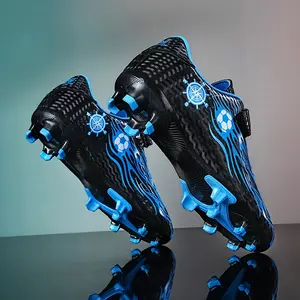 [shipping from US][shipping from US]Trendy Cool FG Anti Slip Soccer Shoes For Boys, Lightweight Wear-resistant Football Shoes For Training Competition, All Seasons