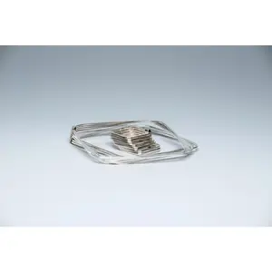 Silver Set of 7 Square Bangles