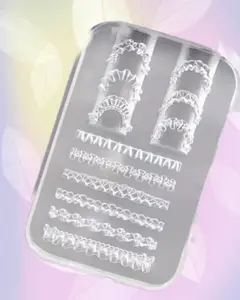 Ruffle Mold for Nail Art - 3D Gel or Gel Paint - 1 Piece - Nail Charms