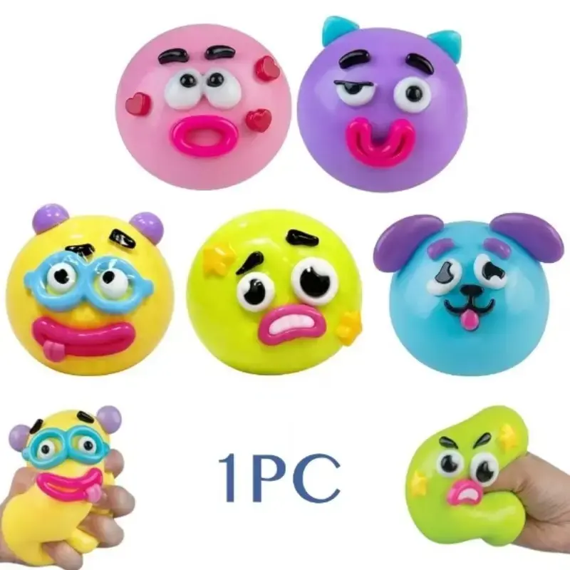 New Smushers Clay Toy, Unique Dog Face Shape, Moldable and Comfortable, Stress Relief, Fun Office Decor for Adults