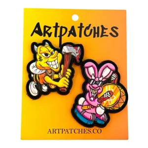 Killer Bee & Crazy Bunny PVC Patch Set