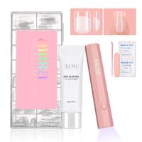 Matte Grip Fit-XS Square-120pcsc (Pink UV Light)