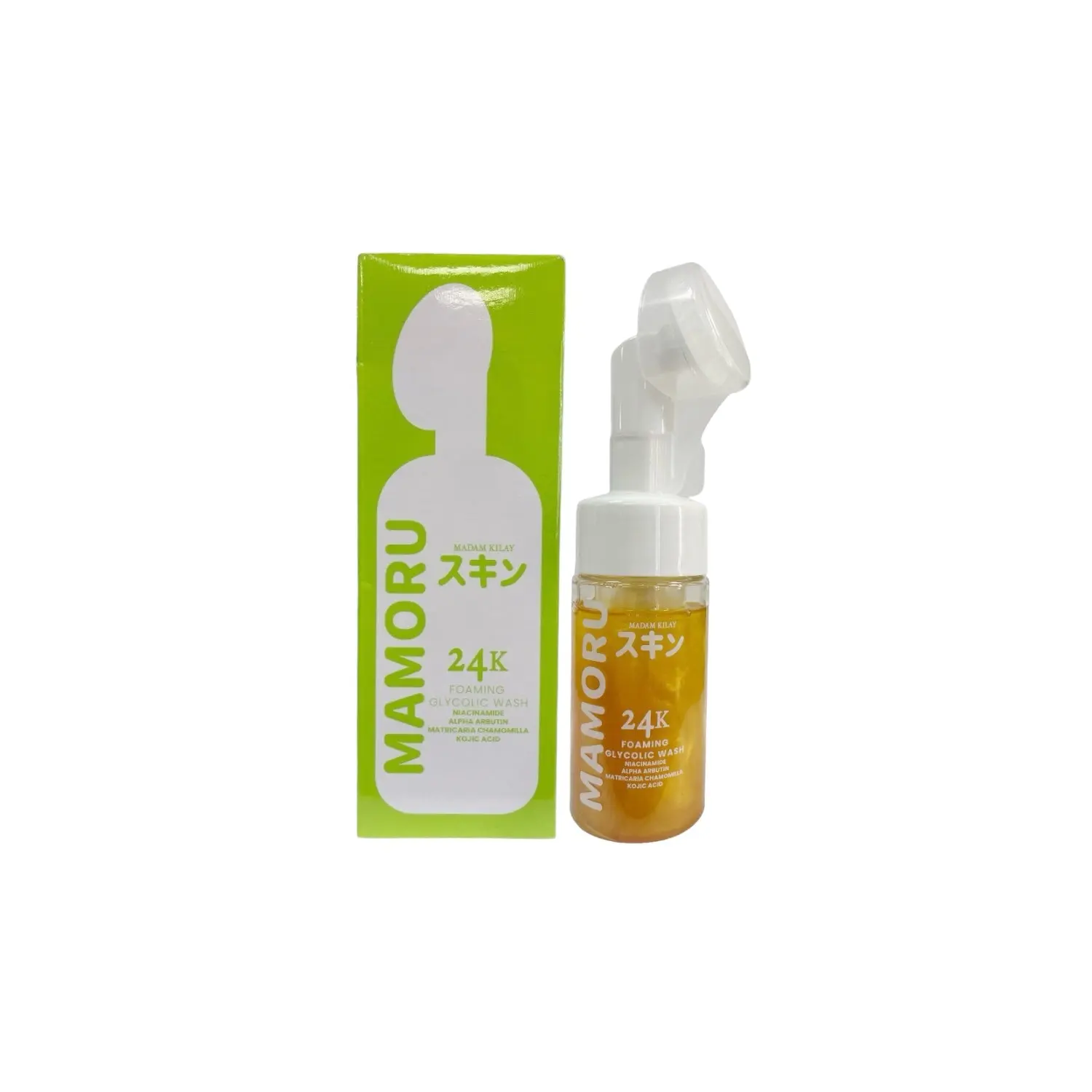 Mamoru 24K Foaming Glycolic Face Wash by Madam Kilay – Gentle  Cleanser 100ml