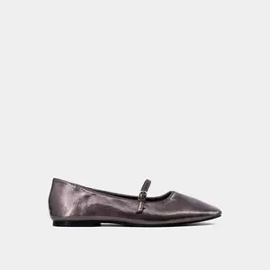 ADELE Pewter-ShuShop Flat