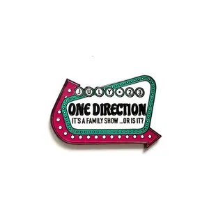 "It's A Family Show... Or Is It?" One Direction Marquee Enamel Pin