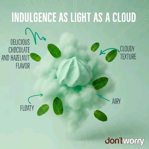 Meringues 4-Pack | Mint & Double Chocolate | Just 4 Cal per Piece, Low Sugar, Refreshing & Indulgent Cookie Delight