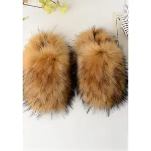Furry Warm Slippers Casual Clogs