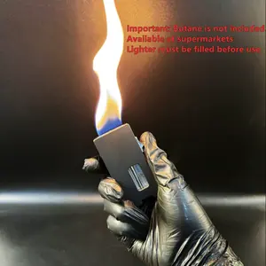 Windproof Soft Flame Lighter - Shake lgnition, Rechargeable, Candle & Outdoor Use,Rechargeable,  Perfect Gift for Men (No Butane Gas)