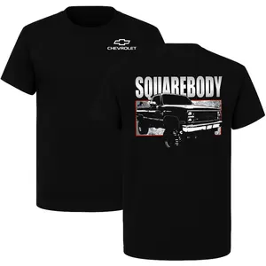 Squarebody T-Shirt, Lifted Chevy Truck Graphic Tee, Classic Chevrolet Pickup Shirt for Car Enthusiasts & Mechanics
