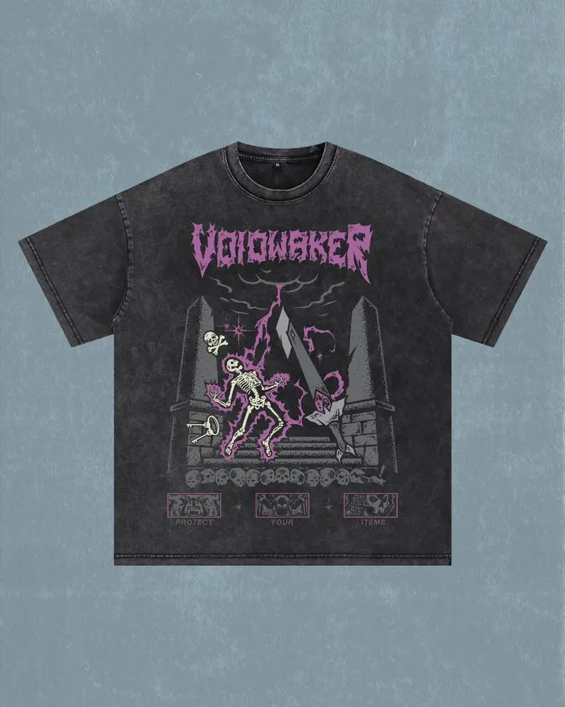 OSRS Voidwaker | Oversize T-Shirt | Acid Wash | Old School Runescape For Him | Gift For Her vintage  shirts